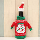 Christmas Decoration Snowman Wine Bottle Cover Dinner Party Table Xmas Decor
