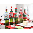 Christmas Decoration Snowman Wine Bottle Cover Dinner Party Table Xmas Decor