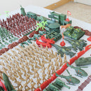 488 Pieces Army Men Playset 5cm Soldier Action Figures with Tanks Planes Flags & More Accessories
