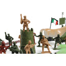 488 Pieces Army Men Playset 5cm Soldier Action Figures with Tanks Planes Flags & More Accessories