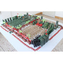 520 Pieces Army Men Playset 5cm Soldier Action Figures with Tanks Planes Flags & More Accessories