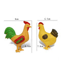 19 Pieces Plastic Farm Animals Toy Playset with Tree & Fences Collectibles Gift