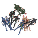 10pcs Plastic Army Playset 9cm Soldier Army Men Action Figures Collectibles Gift
