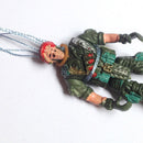 9cm Plastic Paratroopers Action Figure World War II Soldiers Toy - 5 Pieces
