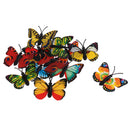 12 PCS Plastic Simulation Butterfly Action Figures Anima Insects Model Kids Educational Toy Gift