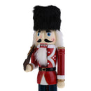 Christmas Holiday Wooden Nutcracker Soldier Figurine Doll 15inch Tall on Stand Xmas Gifts Home Decoration