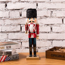 Christmas Holiday Wooden Nutcracker Soldier Figurine Doll 15inch Tall on Stand Xmas Gifts Home Decoration