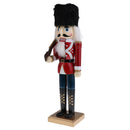 Christmas Holiday Wooden Nutcracker Soldier Figurine Doll 15inch Tall on Stand Xmas Gifts Home Decoration
