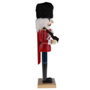 Christmas Holiday Wooden Nutcracker Soldier Figurine Doll 15inch Tall on Stand Xmas Gifts Home Decoration