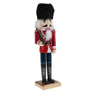 Christmas Holiday Wooden Nutcracker Soldier Figurine Doll 15inch Tall on Stand Xmas Gifts Home Decoration
