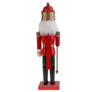 Christmas Holiday Wooden Nutcracker Prince Figurine Doll 15'' Tall on Stand Xmas Gifts Home Decoration