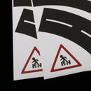 Curve Road Play Adhesive Tape Stickers For Children Toys Car Track Removable
