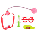 Portable Doctor Nurse Tools and Case Kit Kids Pretend Role Play Toy Gift Pink A