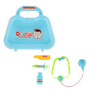 Portable Doctor Nurse Tools and Case Kit Kids Pretend Role Play Toy Gift Blue B