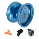 Yoyo Ball Alloy Professional Bearing String Trick Clutch Mechanism Toy Kids Gift Blue