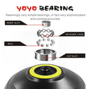 Cool Aluminum Professional Alloy Yoyo Clutch Speed Ball Bearing String Trick Toy for Kids/Adults Black