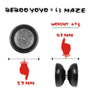 Cool Aluminum Professional Alloy Yoyo Clutch Speed Ball Bearing String Trick Toy for Kids/Adults Black