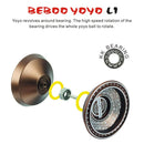 Cool Aluminum Professional Alloy Yoyo Clutch Speed Ball Bearing String Trick Toy for Kids/Adults Gold