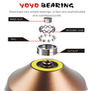 Cool Aluminum Professional Alloy Yoyo Clutch Speed Ball Bearing String Trick Toy for Kids/Adults Gold