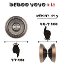 Cool Aluminum Professional Alloy Yoyo Clutch Speed Ball Bearing String Trick Toy for Kids/Adults Gold