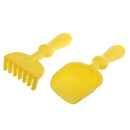 Set Of 5pcs Kids Toy Dump Truck Watering Can Bucket Rake Shovel Set Beach Sand Sandbox Toy Garden Tools Accessories