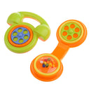 2pcs Baby Toddler Toy Phone Rattle Hand Shaking Bell Handbell Infant Educational Crib Stroller Pram Toy Kids Pretend Game