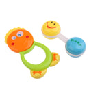 2 pieces Baby Toddler Rattle Handbell Bed Bell Developmental Toy Comforting Crib Pram Cartoon Doll Toys Gift