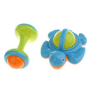 3pcs Baby Infant Handbell Rattle Cartoon Animal Tortoise Guitar Hand Shaking Bell Development Bed Stroller Crib Toys Gifts