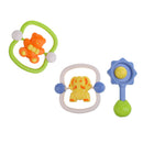 3pcs Baby Infant Handbell Rattle Cartoon Bear Animal Hand Shaking Bell Development Bed Stroller Sound Toys Gifts