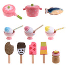 Wooden ChefÂ’s Pretend Play Toy Pink Pan for Children' Kitchen Cooking Play