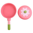 Wooden ChefÂ’s Pretend Play Toy Pink Pan for Children' Kitchen Cooking Play