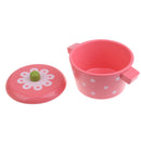 Wooden ChefÂ’s Pretend Play Toy Pink Stewpot for Children' Kitchen Cooking Play