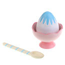 Wooden Mini Blueberry Sundae Pretend Play Food Toy for Kids Toddlers (1 piece)