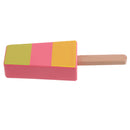 Wooden Mini Colorful Popsicle Pretend Play Food Toy for Kids Toddlers (1 piece)
