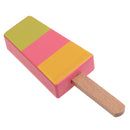 Wooden Mini Colorful Popsicle Pretend Play Food Toy for Kids Toddlers (1 piece)