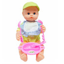 Handmade Lifelike Newborn Baby Doll Silicone Vinyl Realistic Doll Kids Adults Festival Xmas Gift Educational Tool Green