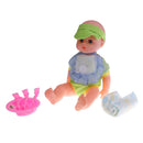 Handmade Lifelike Newborn Baby Doll Silicone Vinyl Realistic Doll Kids Adults Festival Xmas Gift Educational Tool Green