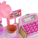 Fantasy Pretend Play Simulation Ice Cream Store Cash Register Set Kids/Children Shopping Role Play Food Toy Playset