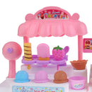 Fantasy Pretend Play Simulation Ice Cream Store Cash Register Set Kids/Children Shopping Role Play Food Toy Playset