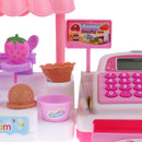 Fantasy Pretend Play Simulation Ice Cream Store Cash Register Set Kids/Children Shopping Role Play Food Toy Playset