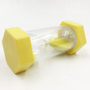 3Minutes Sand Timer Hourglass Sandglass Sports Exercise Game Kitchen Cooking Kids Tooth brushing Clock Timing Home Decor Yellow