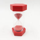 1Mins Sandglass Hourglass Kitchen Clock Cook Tea Coffe Sand Egg Timer Tool for Game Kids Tooth Brush Red