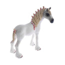 Mini Plastic Simulation White Horse Animal Model Toy Action Figure Figurine Children Kids Educational Toys Collectables Chrismas Gift