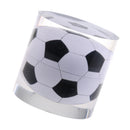 Novelty Acrylic Geometry Football Statue Home Decorative Ornament Desk Supplies Accessories Kids Toy Gift - Cylinder