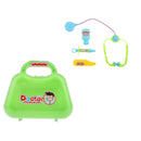 Portable Doctor Nurse Tools and Case Kit Kids Pretend Role Play Toy Gift Green B