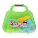 Portable Doctor Nurse Tools and Case Kit Kids Pretend Role Play Toy Gift Green C