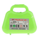 Portable Doctor Nurse Tools and Case Kit Kids Pretend Role Play Toy Gift Green C