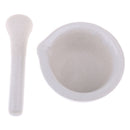 60mm Porcelain Mortar & Pestle Mixing Grinding Bowl Set Kitchen Lab Equipment