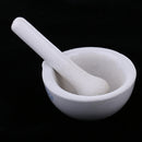 60mm Porcelain Mortar & Pestle Mixing Grinding Bowl Set Kitchen Lab Equipment