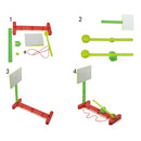 DIY Plastic Mini Basketball Ball Shooting Game Machine Lever Principle Science Experiment Assembly Model Kids Educational Toys